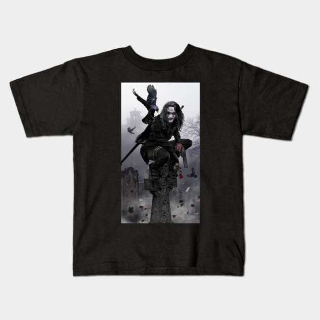 The Crow Kids T-Shirt by uncannyknack